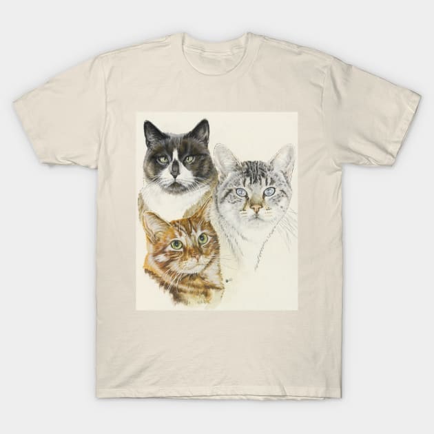 American Short-Haired Cats T-Shirt by BarbBarcikKeith